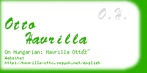 otto havrilla business card